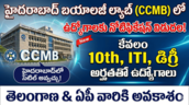 CSIR CCMB Recruitment 2026 Notification