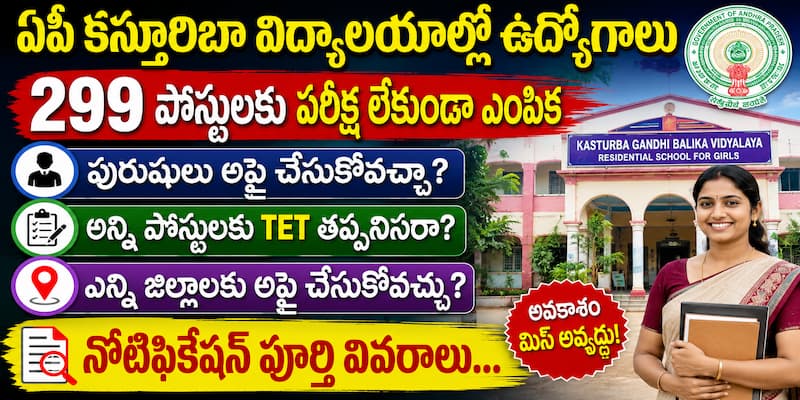 AP KGBV Recruitment Notification 2026